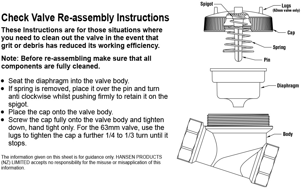 Check Valve Assembly