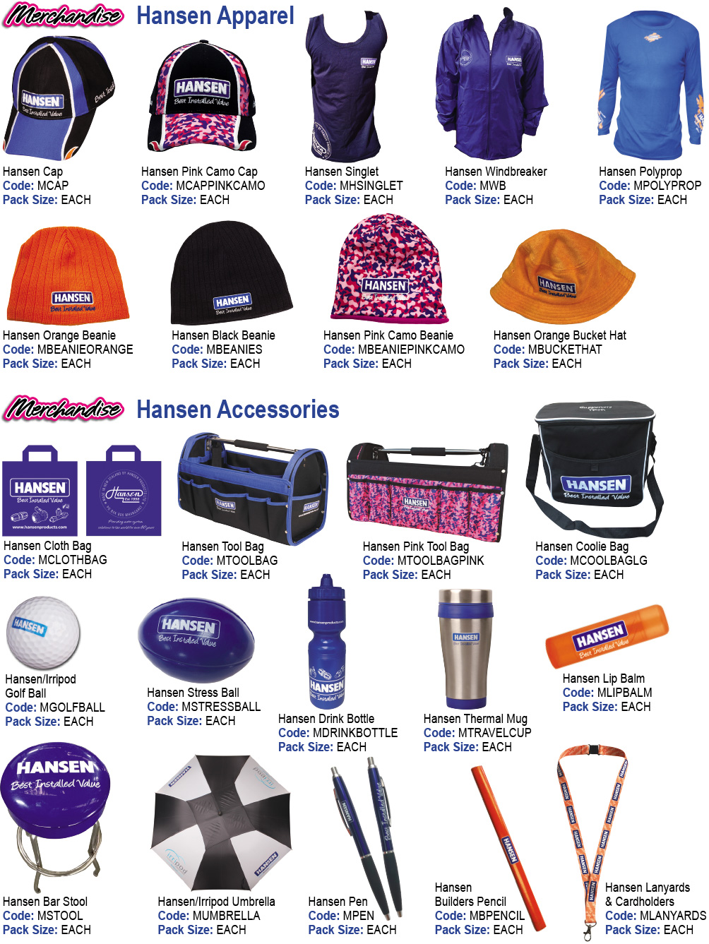 Promotional Items