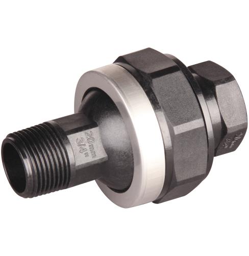 Knuckle Union 20x20mm Male Thread x Female Thread | Hansen